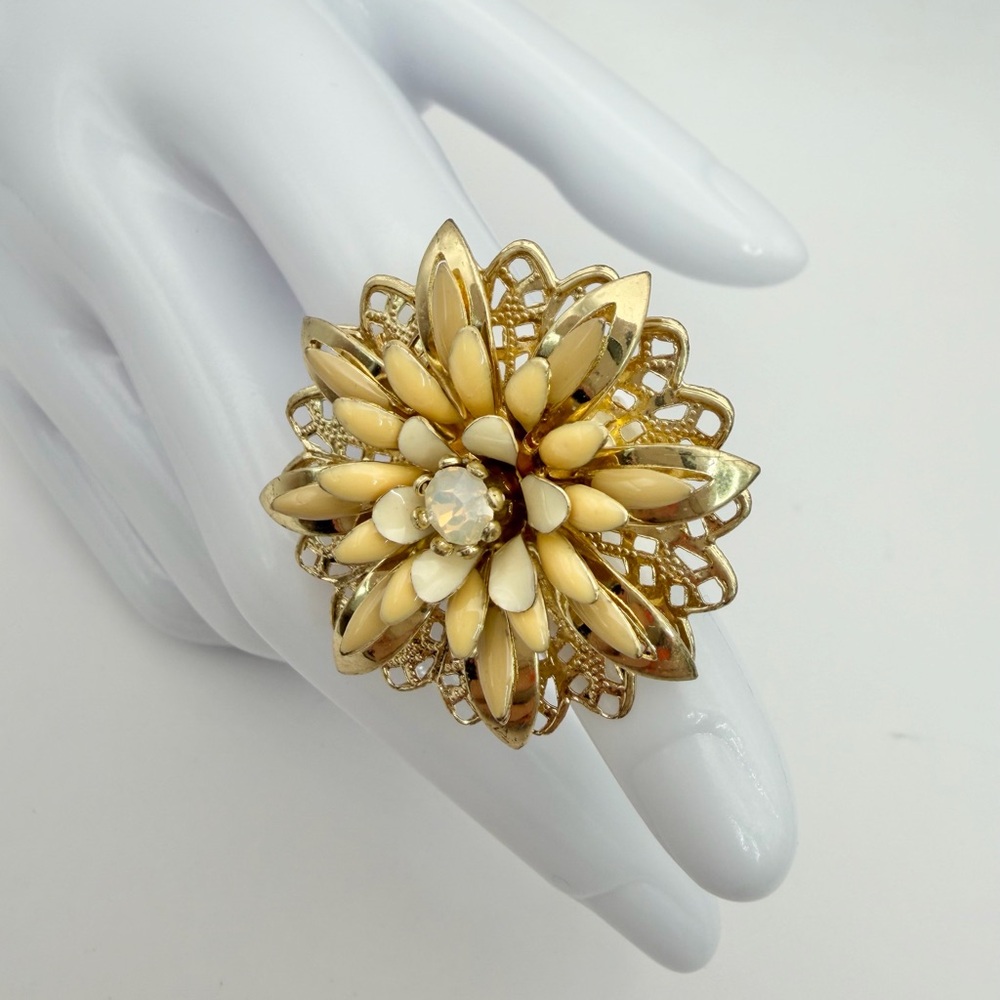 BOHM VINTAGE FLOWER RING - Picture 3 of 9